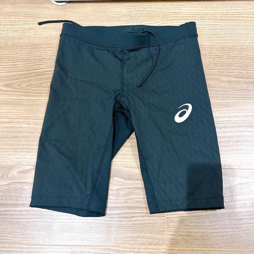 ASICS MOTION MUSCLE SUPPORTスピードタイツ ブラックL
