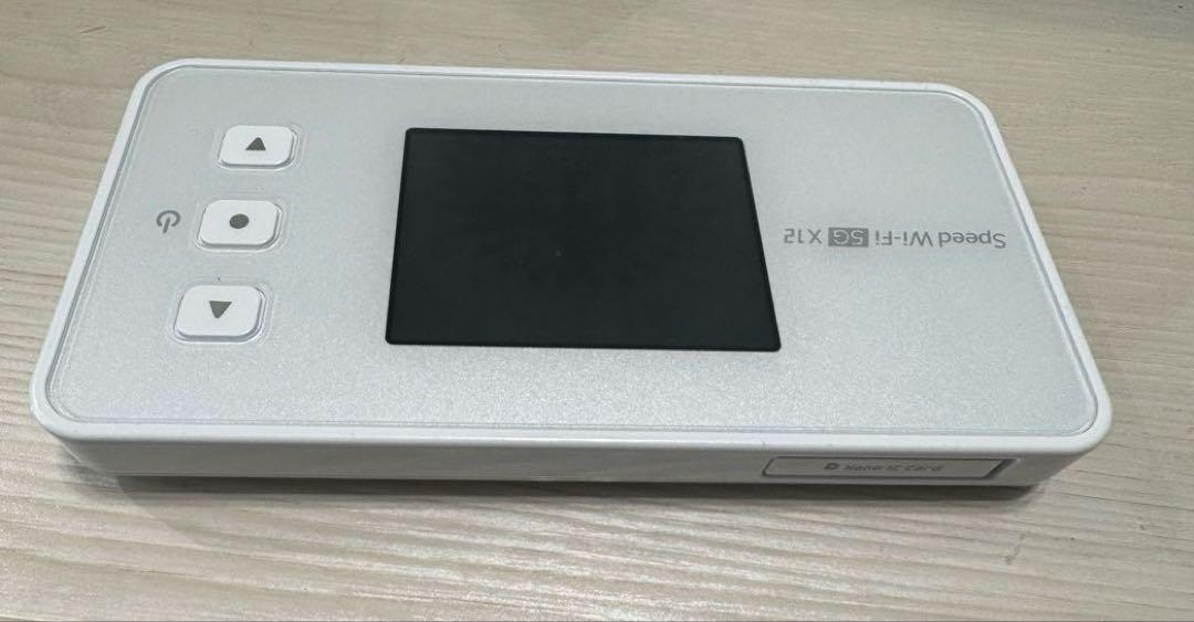 即日発送 NEC Speed Wi-Fi 5G X12 アイスホワイト