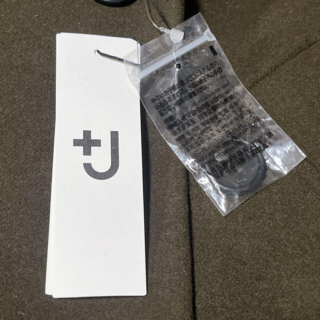 【新品】ユニクロ　+J ジルサンダー　ダブルフェイスピーコート　オリーブ　L