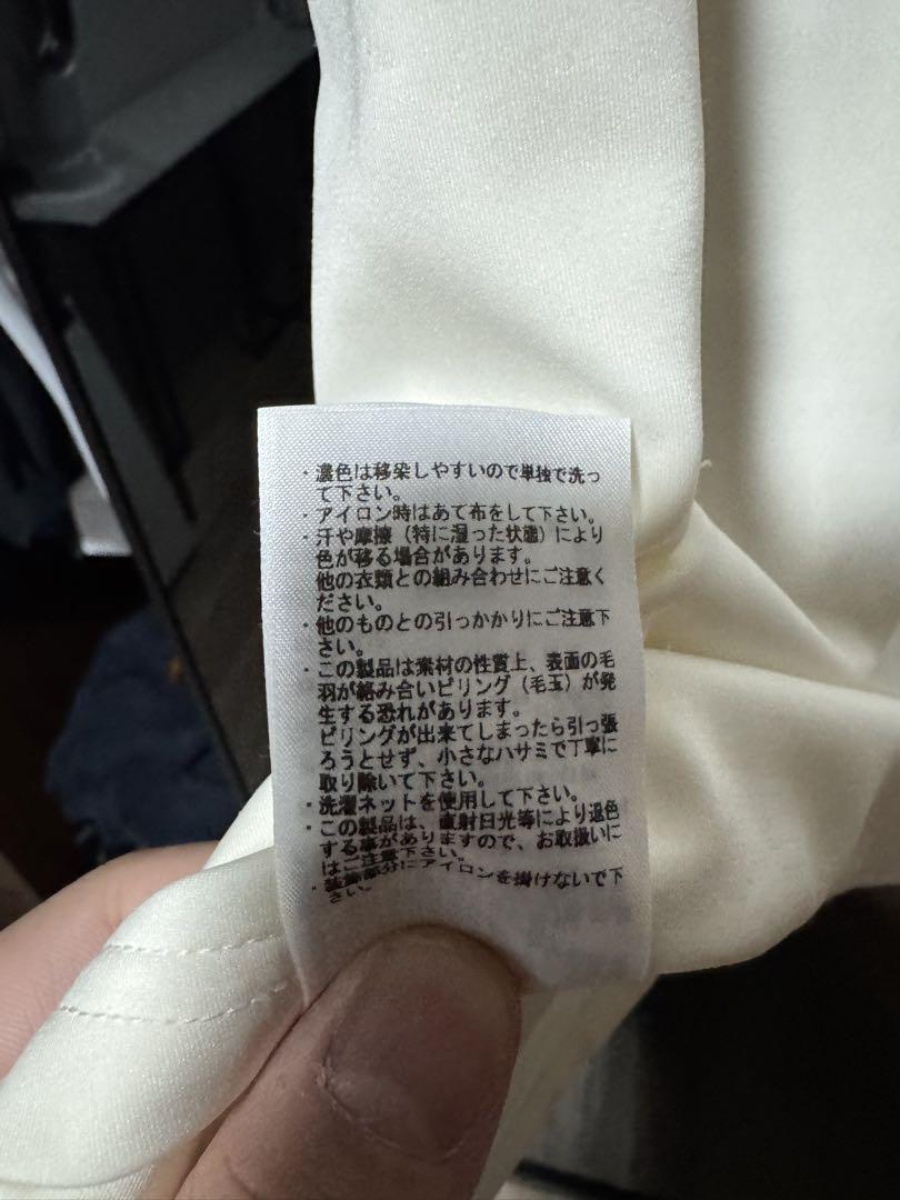 ブリーフィング　モックネック　白　サイズL