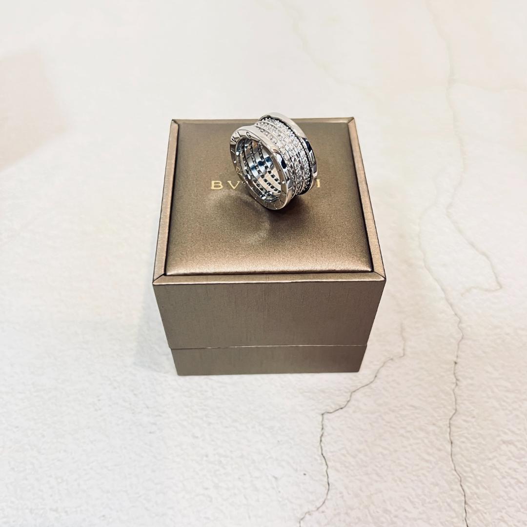 BVLGARIブルガリ18K ホワイトゴールド リング BVLGARIブルガリ18K ホワイトゴールド リング