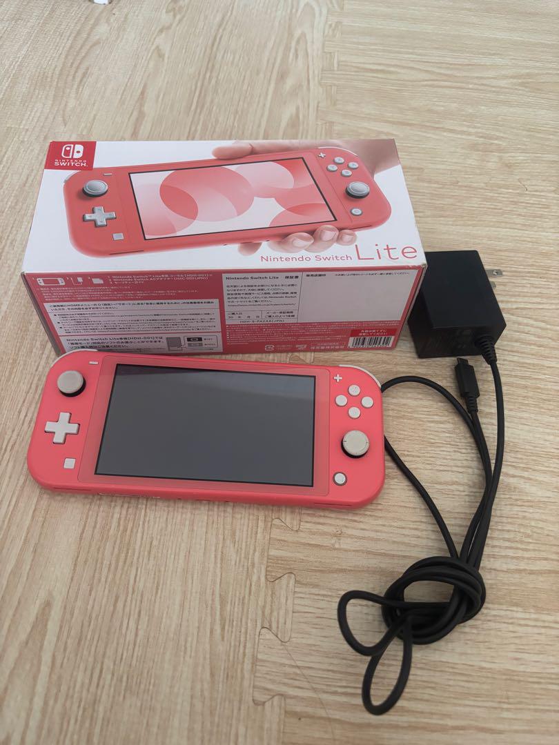 Nintendo Switch Lite ピンク 本体 + ACアダプターΩ