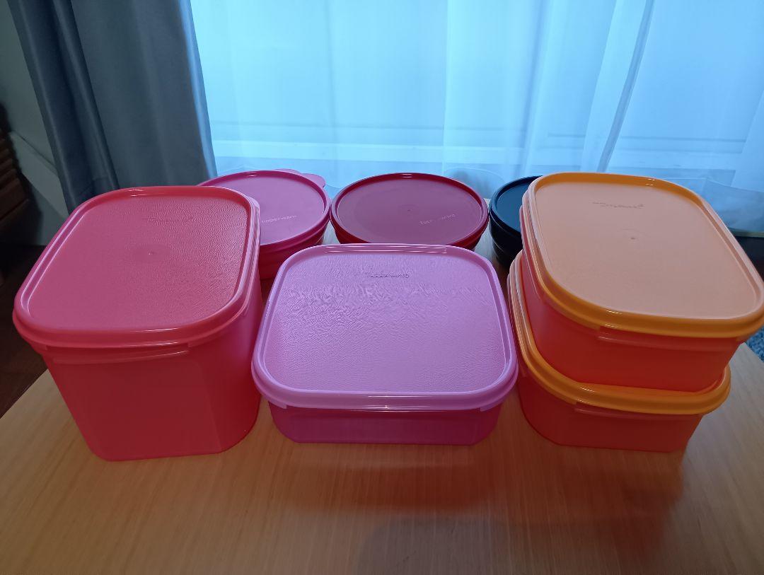 Tupperware MMハーフワイド&スクエアセット ４個　その他セット