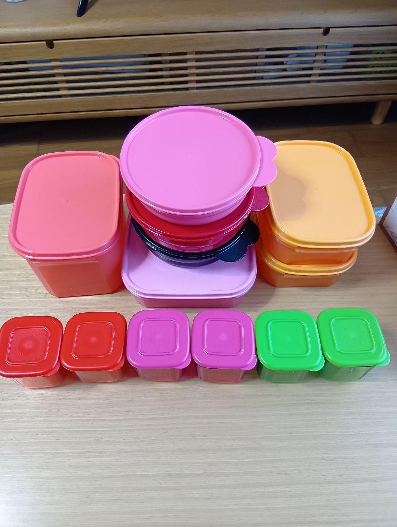 Tupperware MMハーフワイド&スクエアセット ４個　その他セット