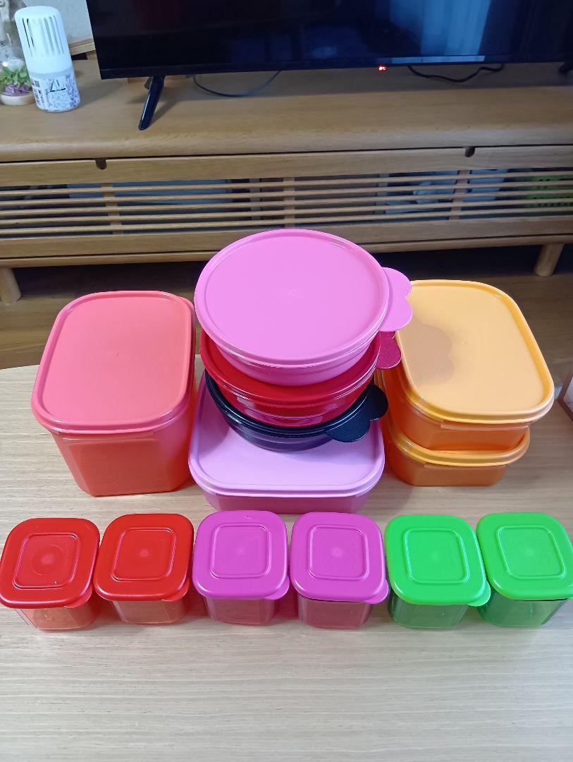 Tupperware MMハーフワイド&スクエアセット ４個　その他セット