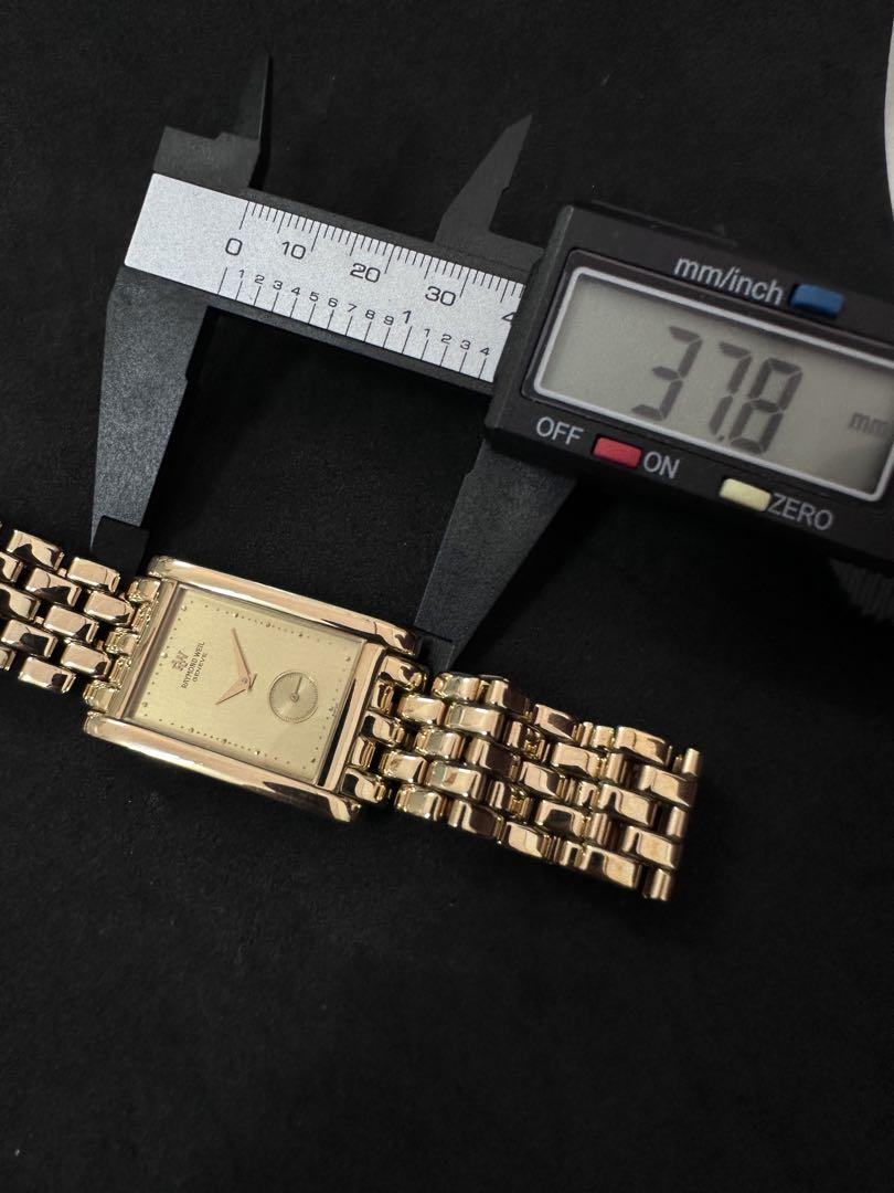 【美品 電池切れ】RAYMOND WEIL 18K刻印 クォーツ腕時計