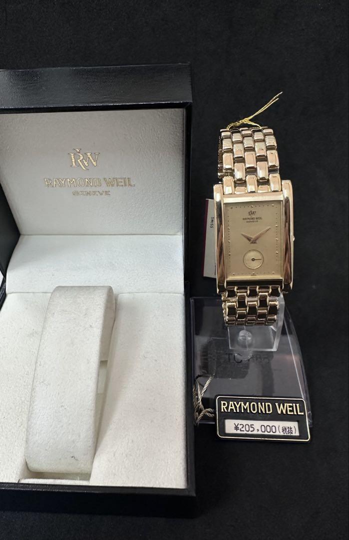 【美品 電池切れ】RAYMOND WEIL 18K刻印 クォーツ腕時計