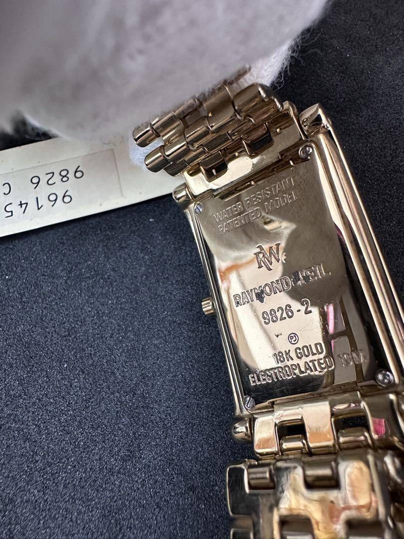 【美品 電池切れ】RAYMOND WEIL 18K刻印 クォーツ腕時計