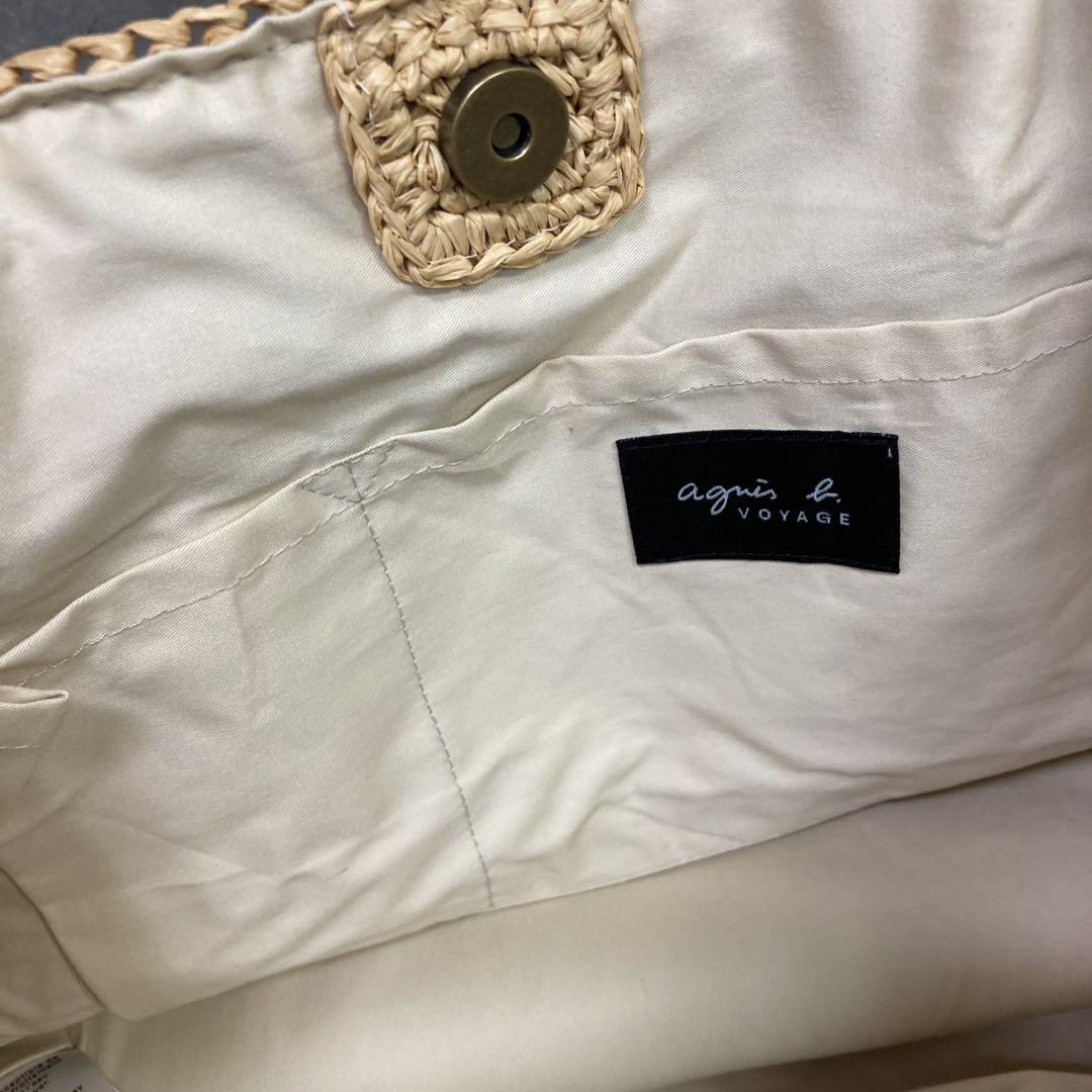 y*i様 未使用 タグ付き agnes b. カゴバッグ ラフィア アニエスベー