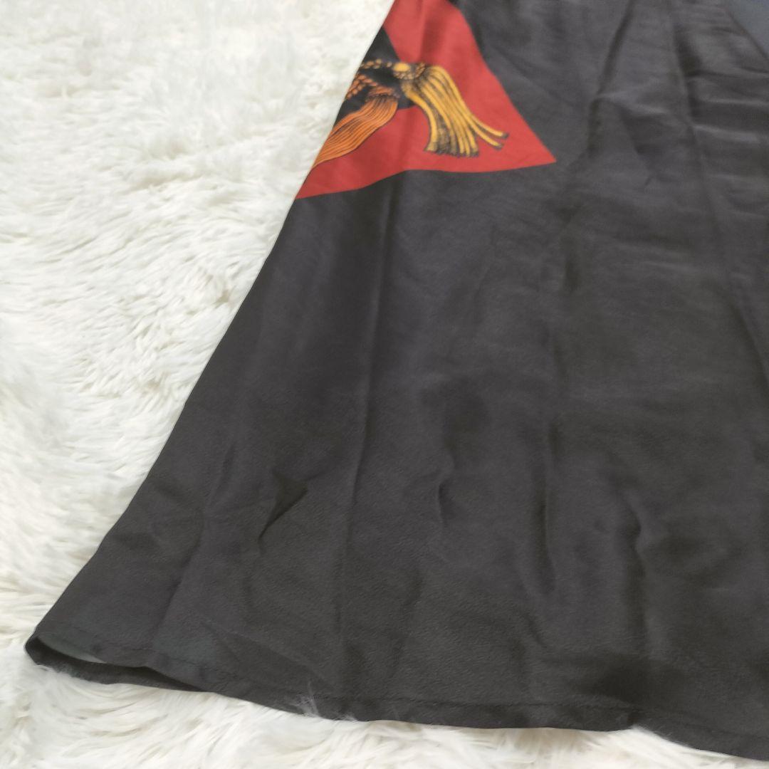 ameri MEDI TWIN CHEETAH FAKE SCARF SKIRT