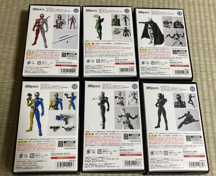 S.H.Figuarts 仮面ライダーW 6個セット eLjbW-m67342257612 真骨彫製法 人気正規店