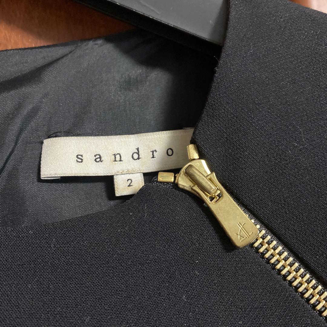 sandro サンドロ 2 ワンピース　ブラック　フランス