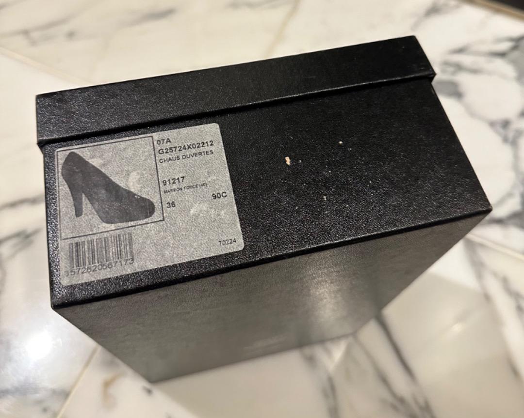 CHANEL ハイヒール ブラック オープントゥ CHANEL ハイヒール ブラック オープントゥ
