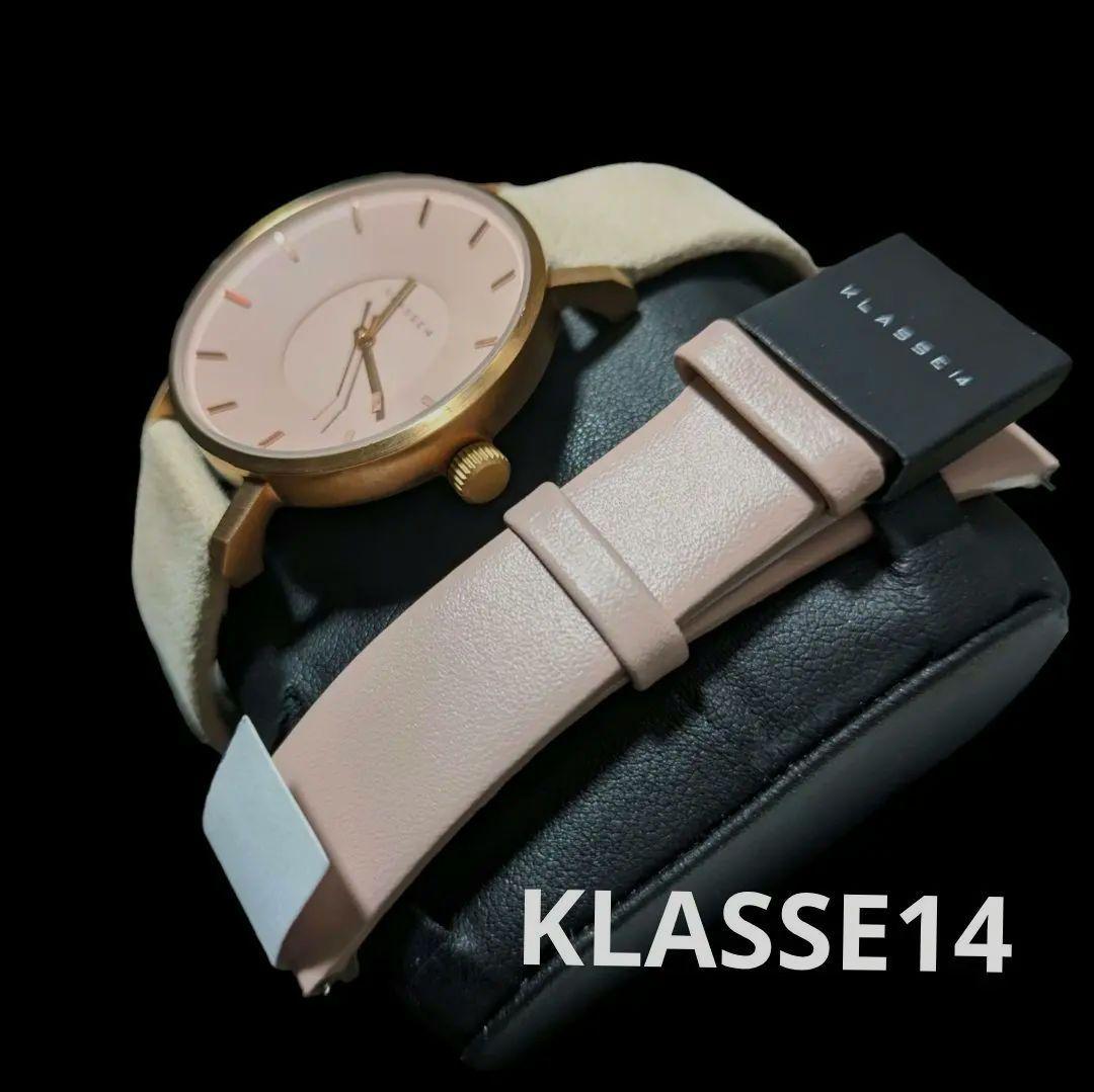 限定ボックス KLASSE14 MISS VOLARE 36mm くすみピンク 時計