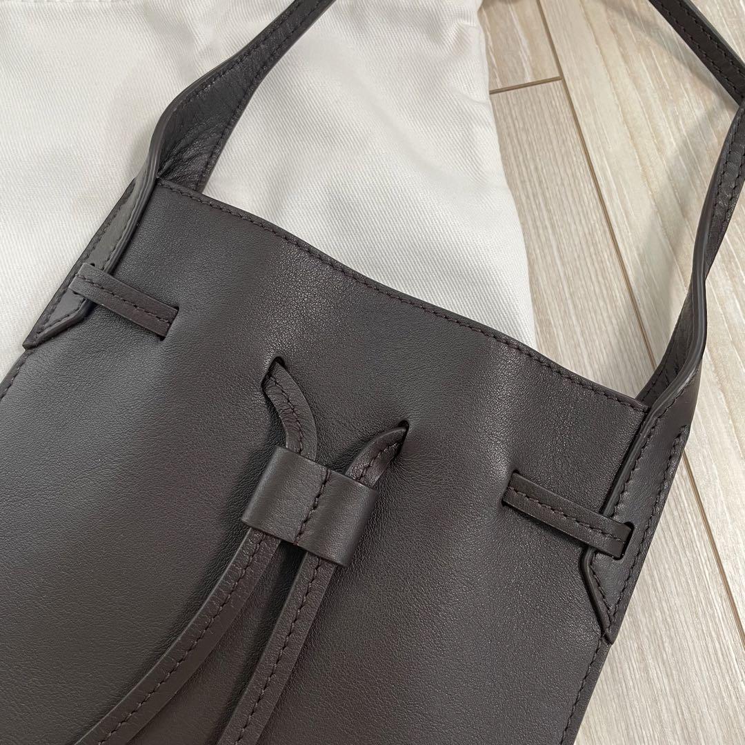 【定価8万8000円】J&M DAVIDSON ファロー トート ミニ　ブラウン 定価8万8000円】J&M DAVIDSON ファロー トート ミニ ブラウン
