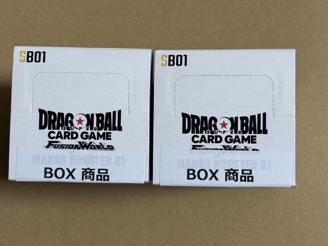 ドラゴンボール MANGA BOOSTER 01テープ付き2box 未開封 - メルカリ