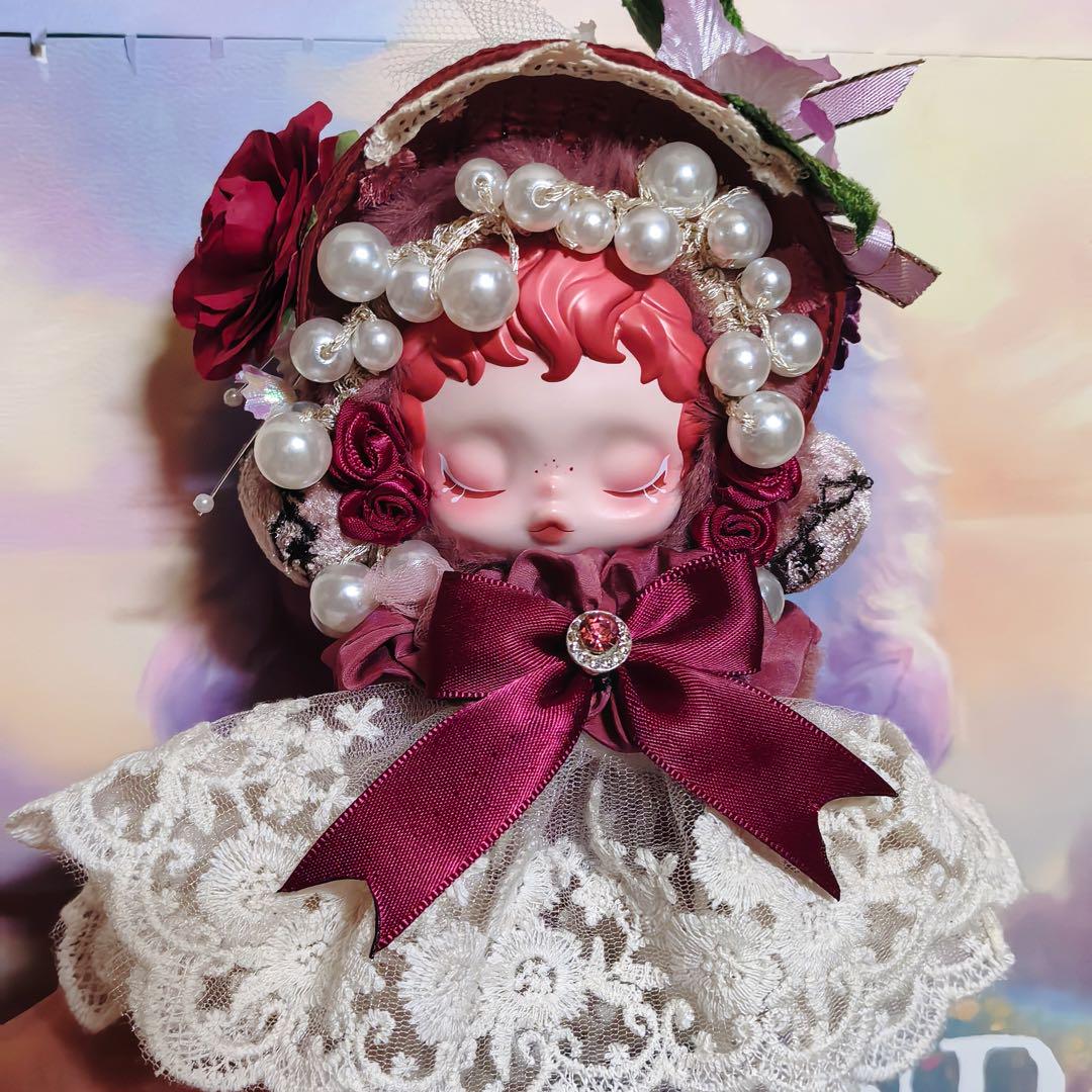POPMART SKULLPANDA スカルパンダ 手作りヴィンテージ風ドール