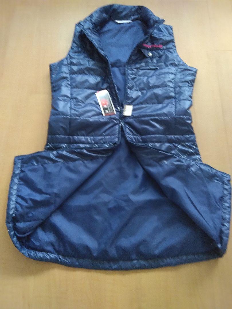 【新品】TIGORA ネイビー 中綿入りキルティング  ワンピース サイズLL