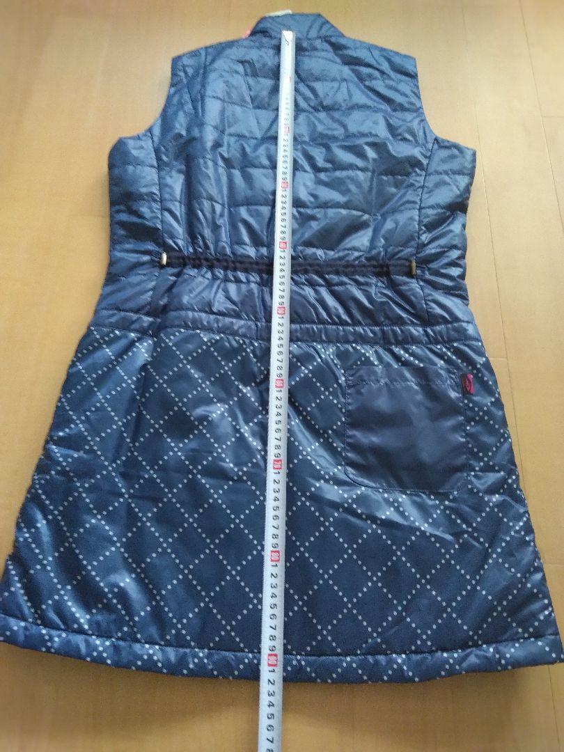 【新品】TIGORA ネイビー 中綿入りキルティング  ワンピース サイズLL