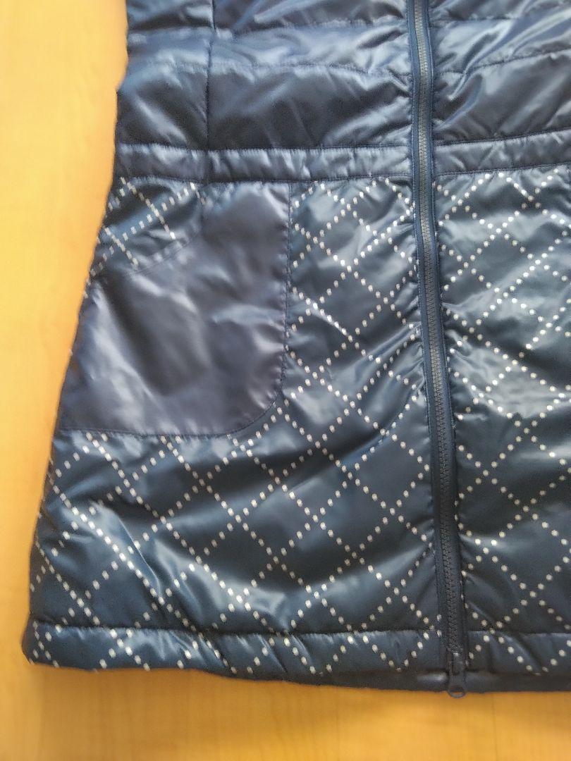【新品】TIGORA ネイビー 中綿入りキルティング  ワンピース サイズLL