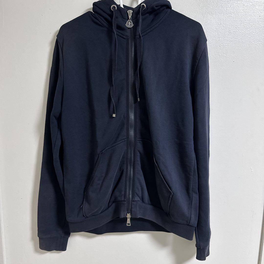 MONCLER ネイビーパーカートップス