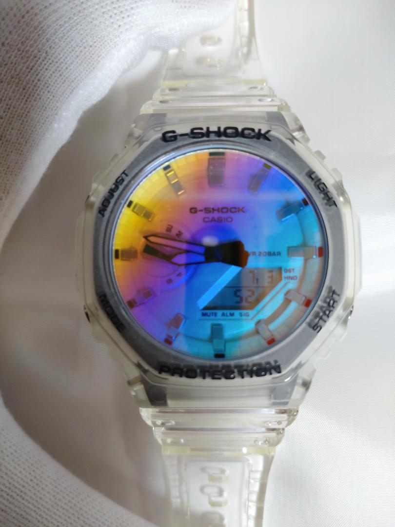 希少　G-SHOCK GA-2100SRS-7AJF スケルトン カシオ