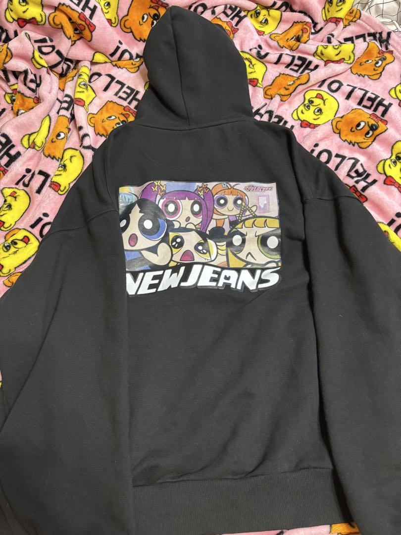 Newjeans × パワーパフガールズ パーカー 黒 XL NewJeans パワーパフガールズ パーカー - メルカリ
