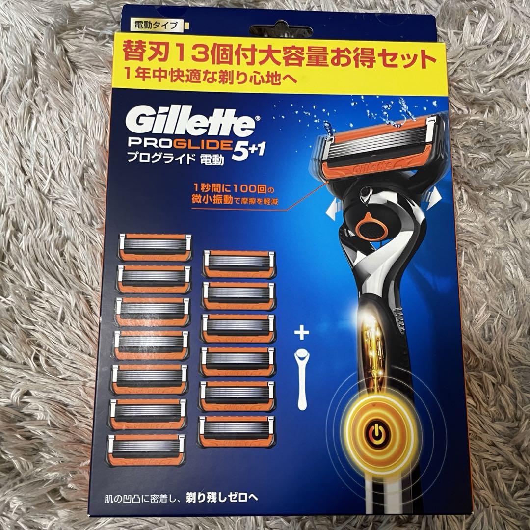 P&G ジレット フュージョン プログライド 替刃 13個 電動 power