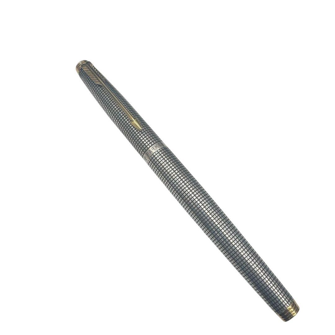 d*9様 O19122 美品 PARKER 万年筆 14k スターリングシルバー