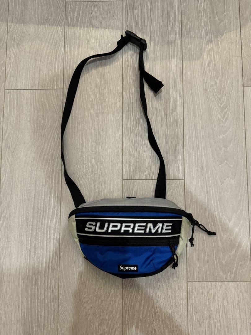 Supreme ショルダーバッグ グレー/ネイビー supreme ショルダーバッグ - バッグ最 安値