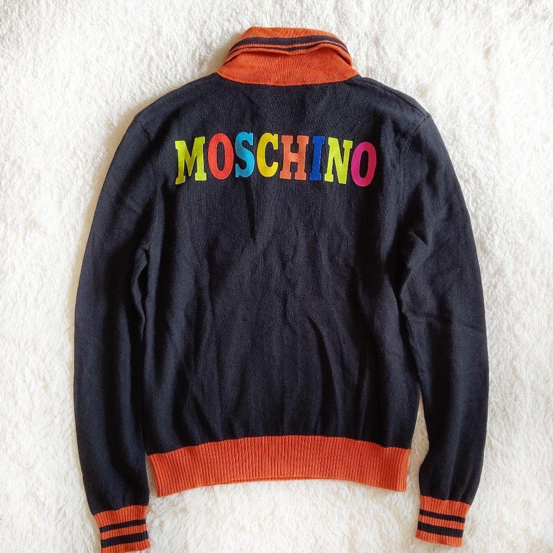 MOSCHINO  ショールカラー  ニット  カシミヤ混