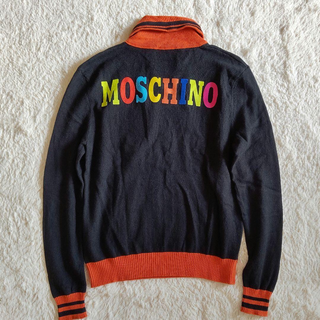 MOSCHINO  ショールカラー  ニット  カシミヤ混