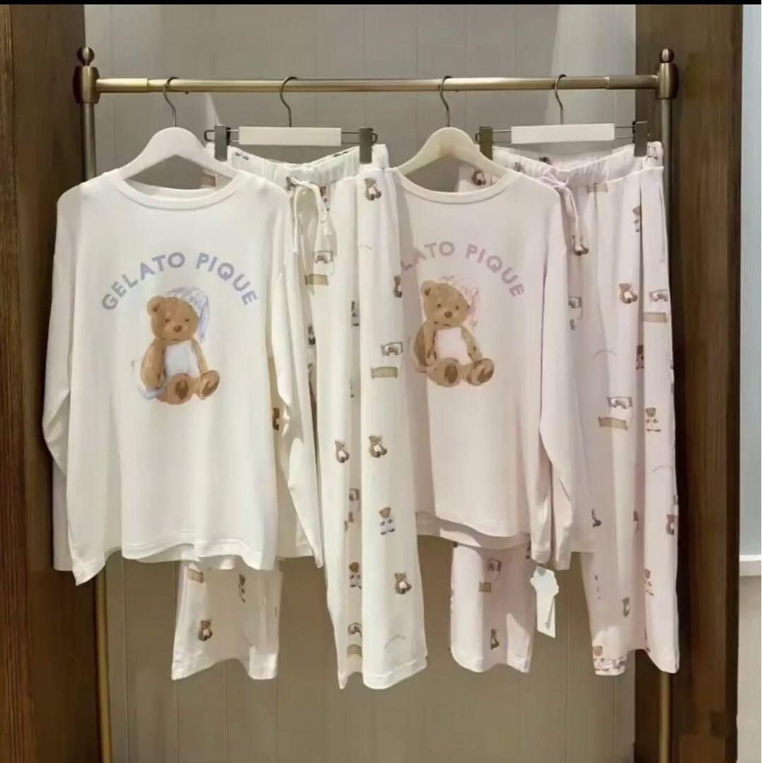 【タグ付き♡】ジェラートピケ テディベア 上下 セットアップ　ピンク