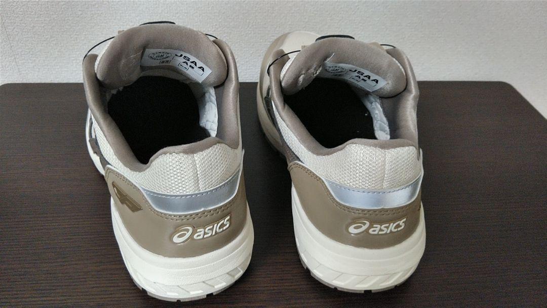 asics 安全靴 ホワイト/ベージュ