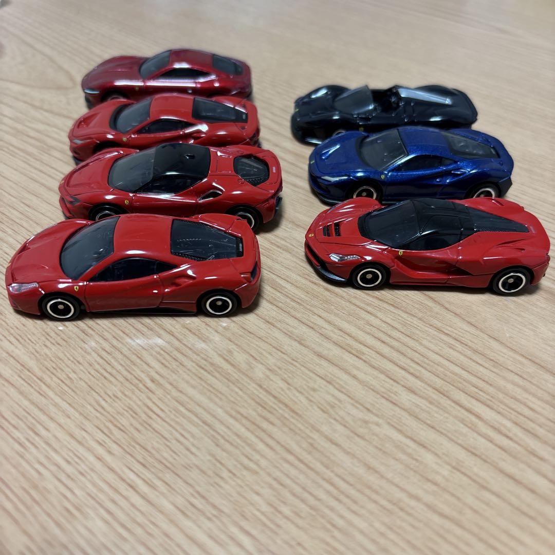 最旬ダウン トミカ メルカリ - 美品 初回特別仕様含む7台セット フェラーリ ミニカー