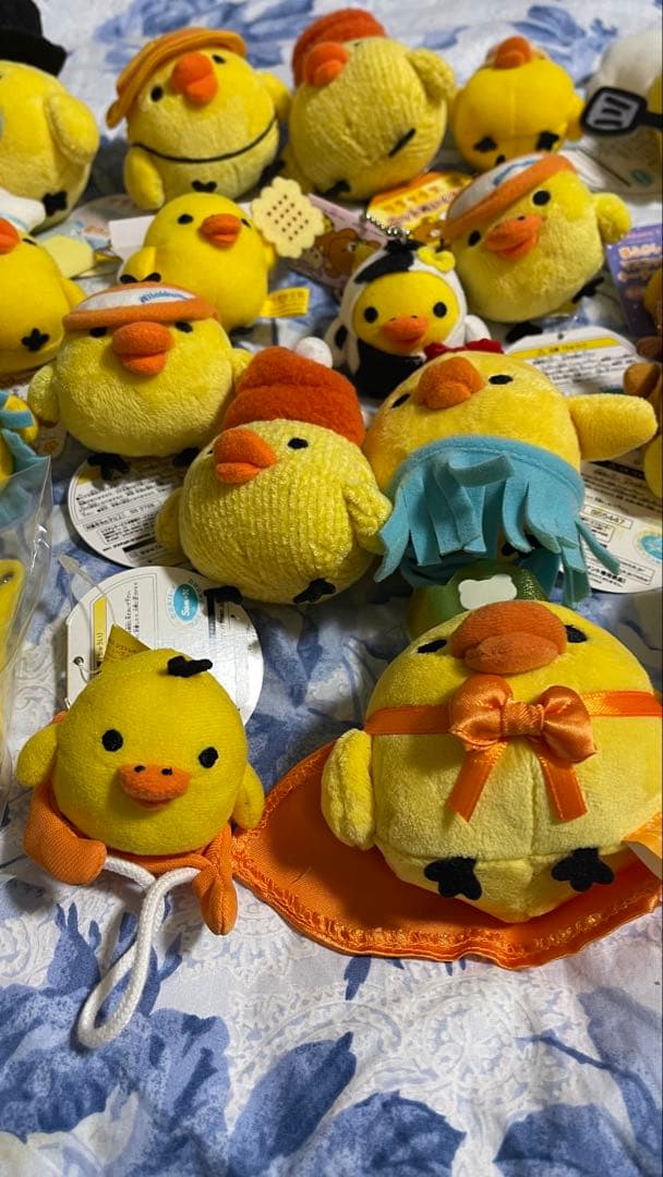 まとめ ひよこぬいぐるみセット(複数) 21個 タグ有 まとめ ひよこぬいぐるみセット(複数) 21個 タグ有