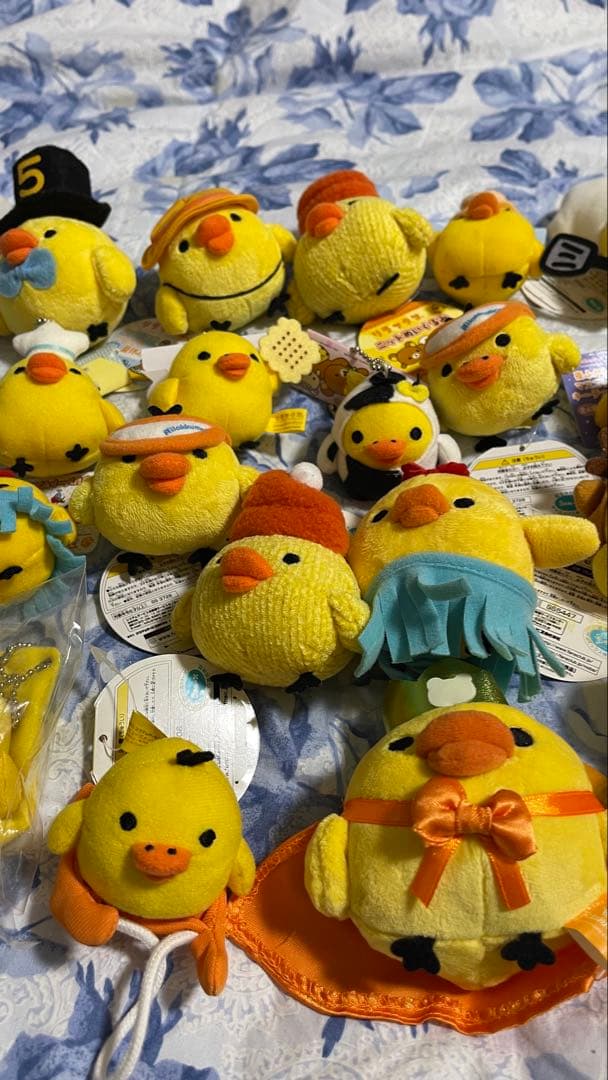 まとめ ひよこぬいぐるみセット(複数) 21個 タグ有 まとめ ひよこぬいぐるみセット(複数) 21個 タグ有