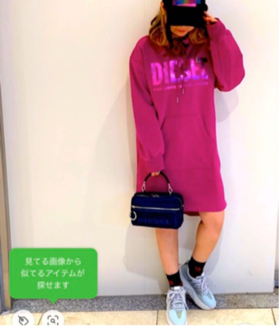 DIESELロゴパーカースウェットワンピース DBrNs-m67363595813 通販再入荷