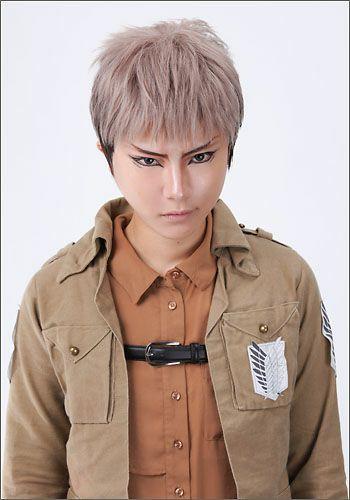 進撃の巨人 ジャン キルシュタイン 風 ウィッグ コスプレ キャラウィッグ