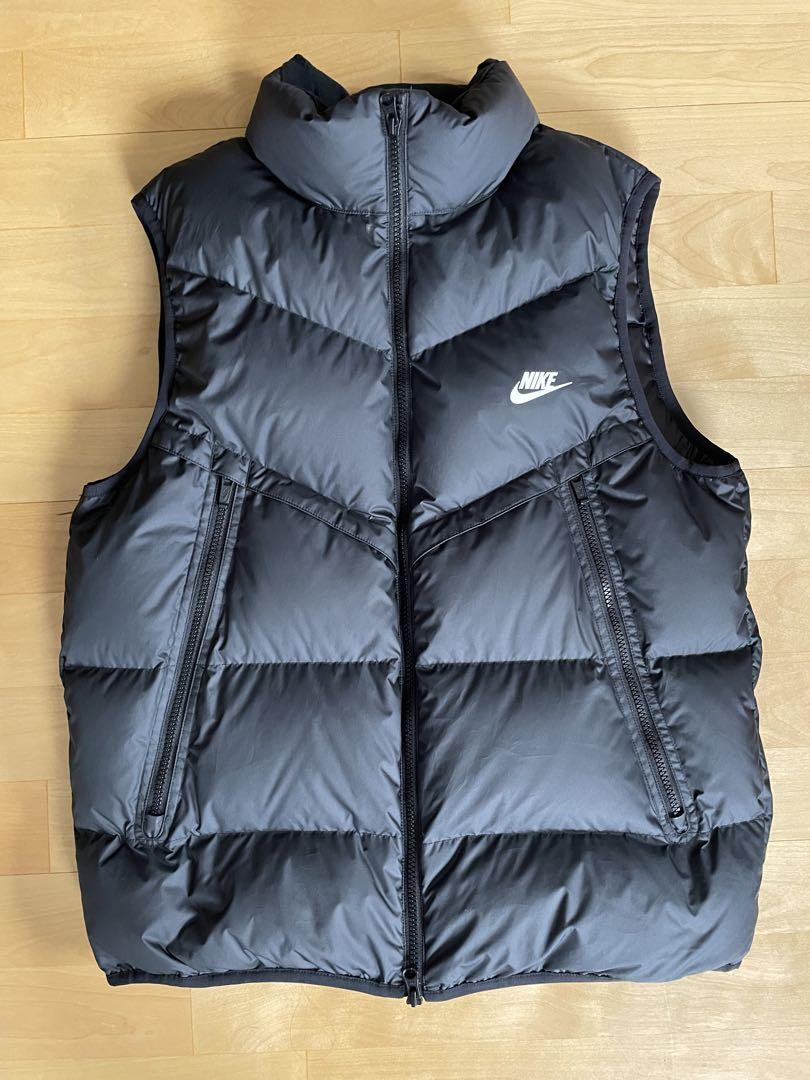 ミカン星人 NIKE ダウンベスト DV1136 ブラック XL