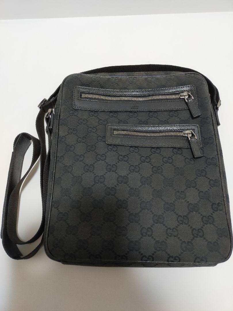 定番人気新作 GUCCI グッチ ショルダーバッグ 92551 ブラック Tx65i-m67365045646 在庫お得