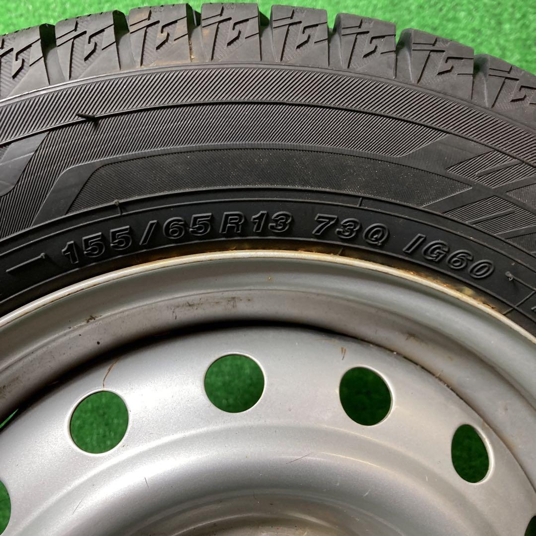 YOKOHAMA 155/65R13 スタッドレスタイヤホイール付き