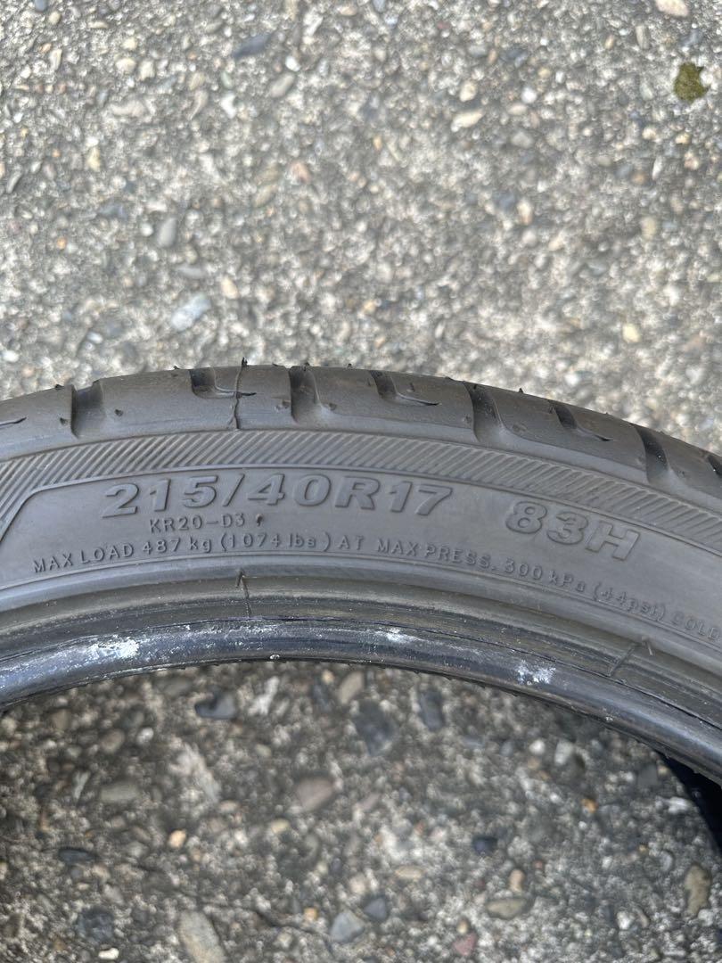 KENDA 215/40/17 4本セット