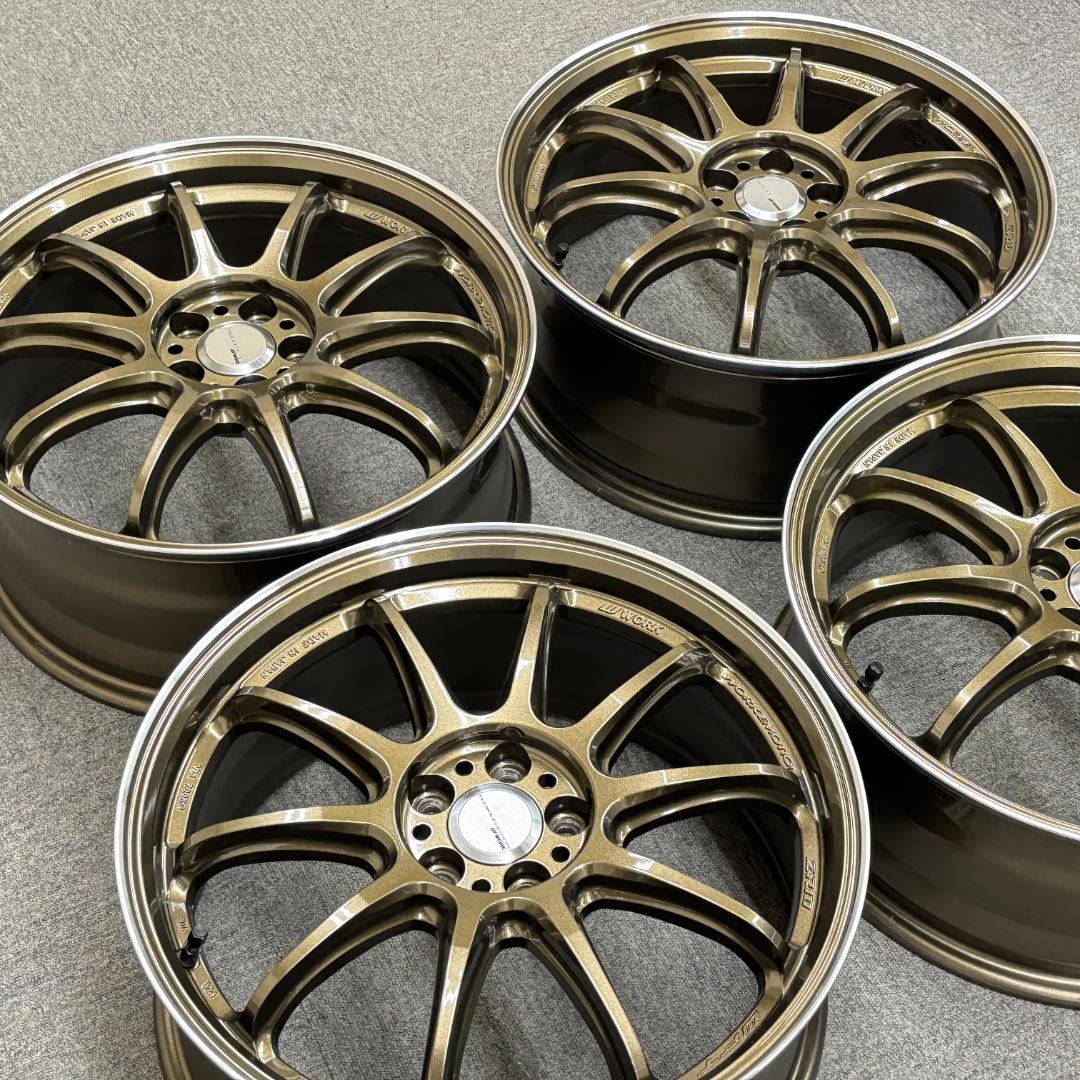 新品タイヤ付♪ WORK エモーション ZR10 86 BRZ プリウス