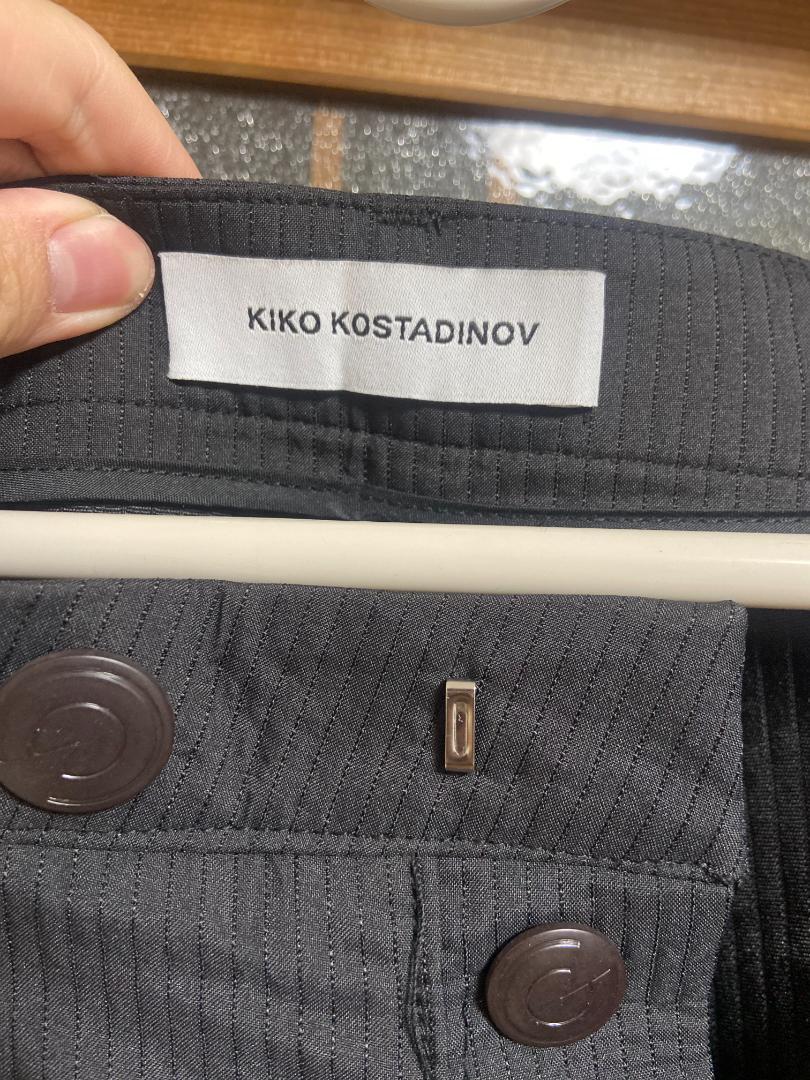 Kiko kostadinov パンツ ブラック 44