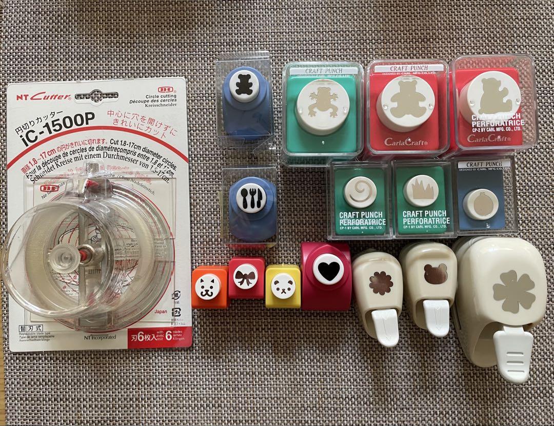 NT Cutter IC-1500P 円形カッターとクラフトパンチセット