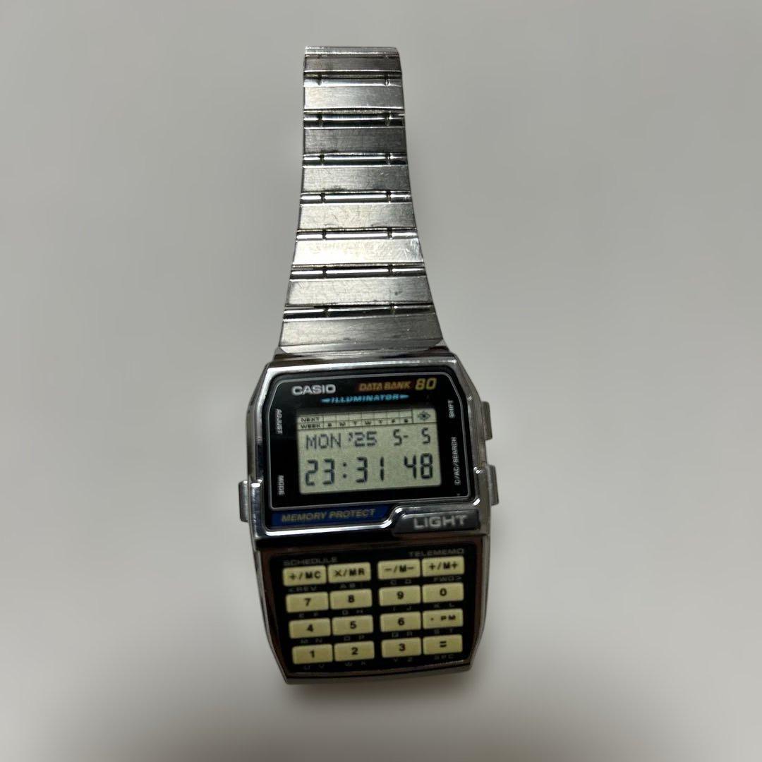 CASIO DATA BANK 80 デジタル腕時計