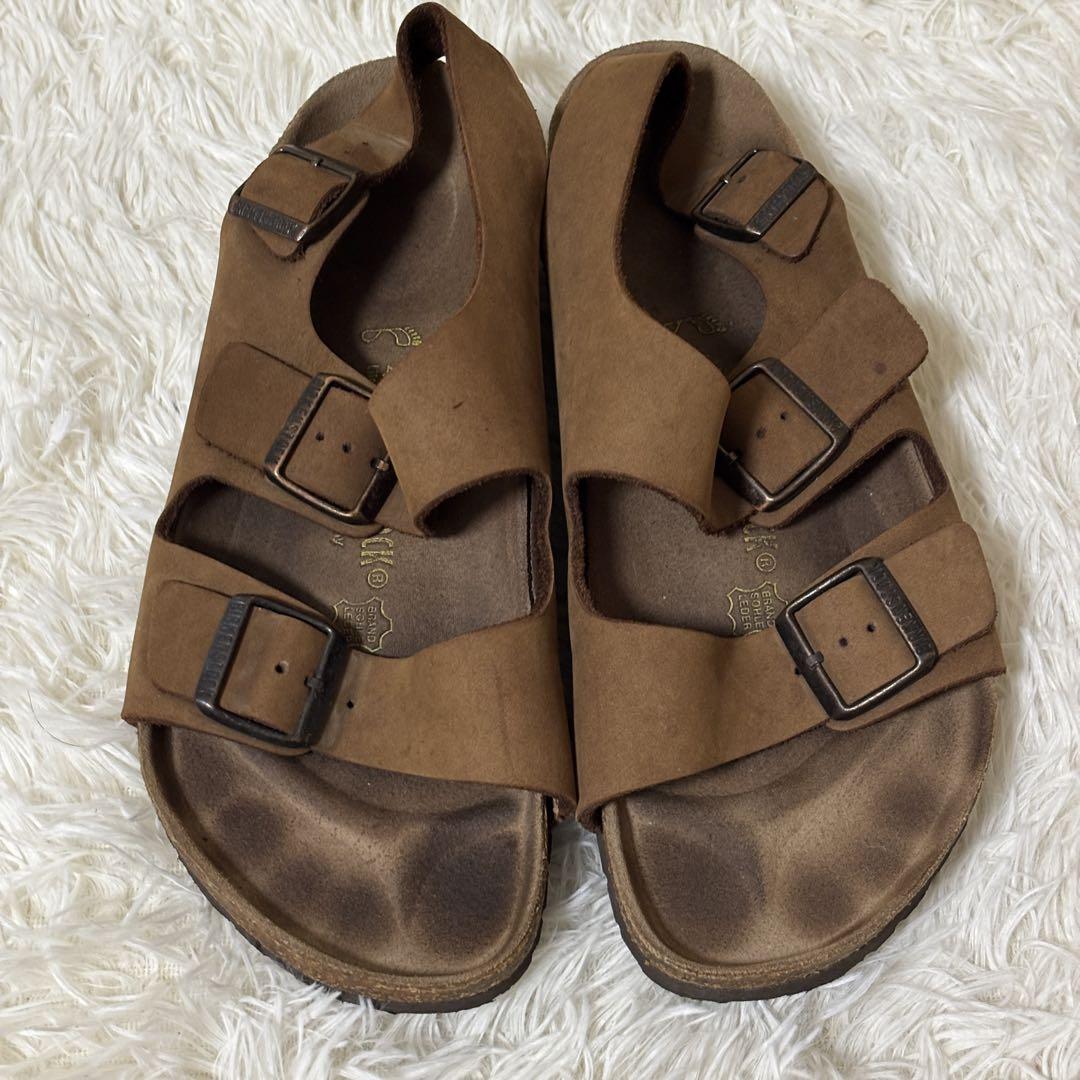 BIRKENSTOCK ビルケンシュトック ミラノ 42 ブラウン - メルカリ