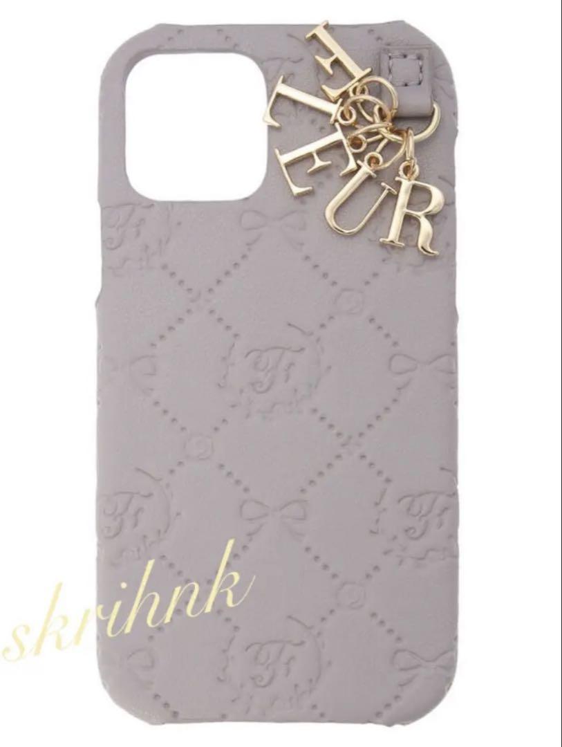 メゾンドフルール♡iPhone12/12Proケース♡ラベンダー♡薄紫