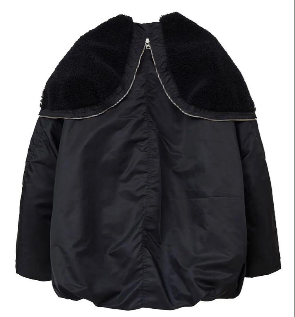 新品　クラネ BALLOON DESIGN HOODED N3B ブラック